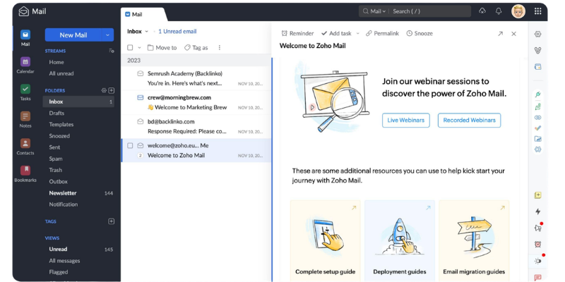 Zoho Mail Reseller